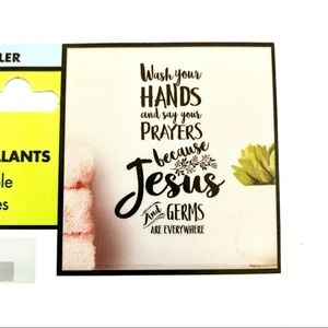 ✨4/$25✨ Peel and Stick Wall Decal Wash Your Hands and Say Your Prayers